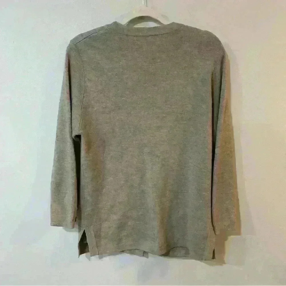 Classiques Entier 100% Pure Wool Button Down Ivor… - image 5